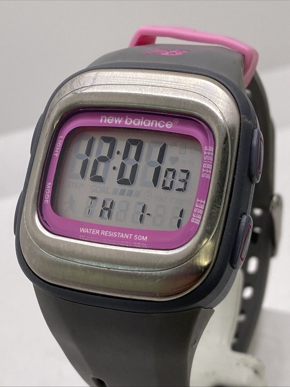 Womens New Balance Breast Cancer Sports Watch Hertrate Monitor New Battery